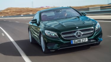 Mercedes S-Class Coupe front tracking