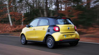 Smart ForFour - rear tracking