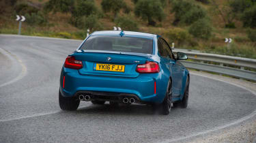 New BMW M2 Coupe UK - rear cornering