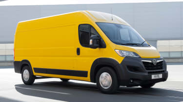 Vauxhall Movano-e - front action