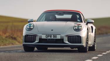 Porsche 911 Turbo S Cabriolet - front action