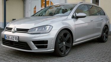 VW Golf R Estate front quarter