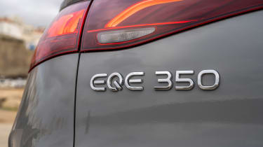 Mercedes EQE SUV - rear badge