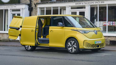 Volkswagen ID. Buzz Cargo - static with side and rear doors open