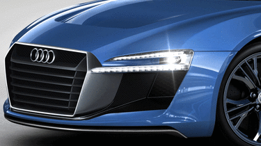 New Audi R8 grille zoom