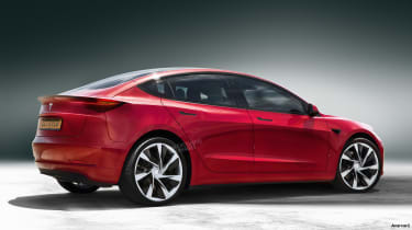 Baby Tesla exclusive image - rear