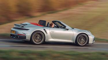 Porsche 911 Turbo S Cabriolet - rear cornering