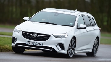 Vauxhall Insignia Sports Tourer GSi - front cornering