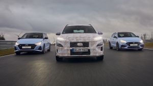 Hyundai Kona N spy - group