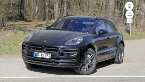 Porsche Macan spy shot