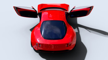 Mazda ICONIC SP concept – rear (doors open)