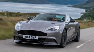 Aston Martin Vanquish 2014 action