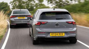 Volkswagen Golf vs Skoda Octavia - rear