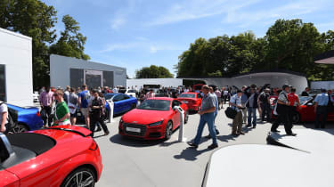 Audi stand at Goodwood