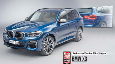 BMW X3 - 2019 Mid-size Premium SUV of the Year