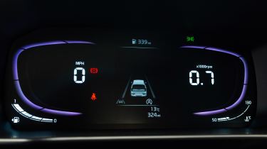 Kia Picanto facelift UK - dials