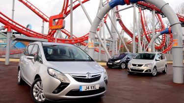 Vauxhall Zafira Tourer vs Ford S-MAX and SEAT Alhambra