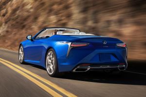 Lexus LC Convertible - rear cornering