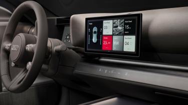 Audi Concept C - screen