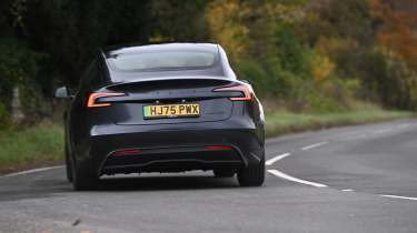 Tesla Model 3 - rear cornering