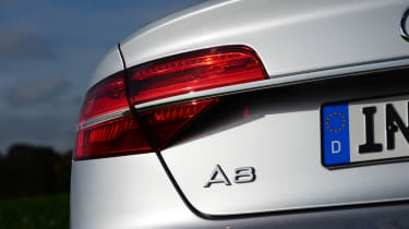 Audi A8 saloon 2014 badge
