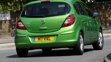 Vauxhall Corsa rear action