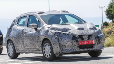 Nissan Micra 2017 spies front side