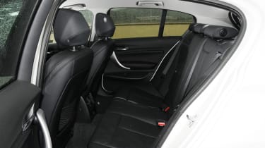 BMW 116d ED rear seats