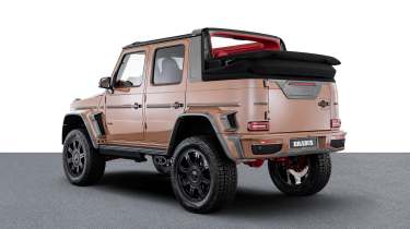 New Brabus XL 800 Cabrio studio -  rear 3/4