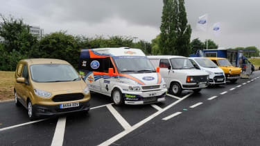 Ford Transit at 50 line-up