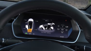 Tesla Model X - dials