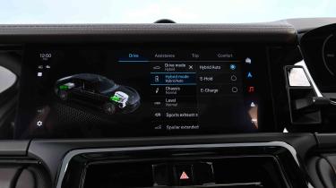 Porsche Panamera Turbo E-Hybrid - drive settings