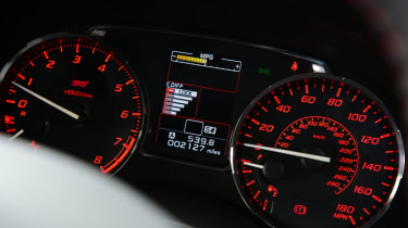 Subaru WRX STi 2014 - speedometer