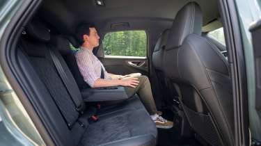 Tom Jervis sat in the Audi Q4 e-tron Sportback