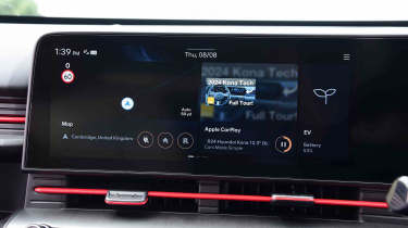 Hyundai Kona Electric - infotainment menu page