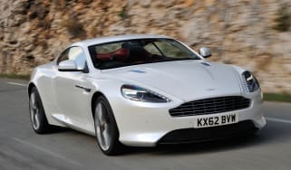 New Aston Martin DB9 front action