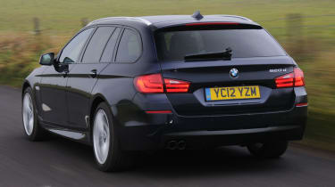 BMW 520d Touring rear tracking