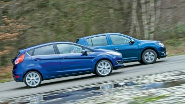 Used Ford Fiesta vs New Dacia Sandero - head-to-head