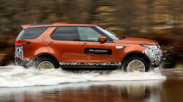 Land Rover Discovery prototype - side water