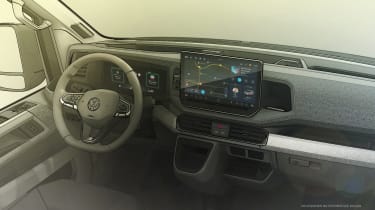 2024 Volkswagen Crafter - dashboard sketch