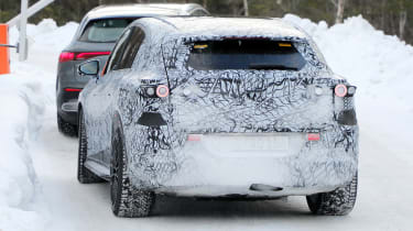 Mercedes EQC (camouflaged test car) - rear