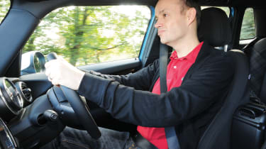 MINI Cooper 5-door long-termer - Graham driving