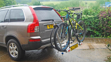 tow bar mounted bike carriers