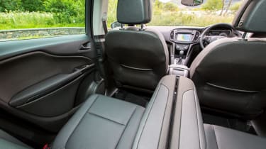 Vauxhall Zafira Tourer 2016 rear seats