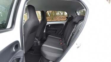 Volkswagen e-up! electric car 2017 - rear seats