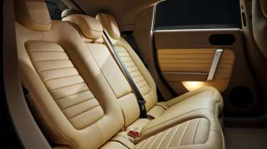 Ferrari Luce yellow rear seats