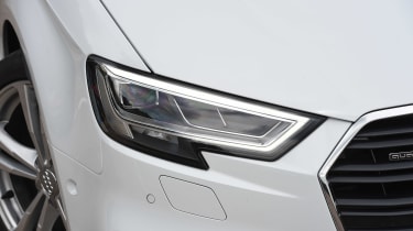 Audi A3 vs Volvo V40 vs Volkswagen Golf - A3 headlight