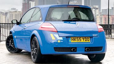 Rear view of Renaultsport Megane F1 Team