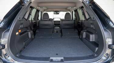 Mitsubishi Outlander PHEV - rear seats down