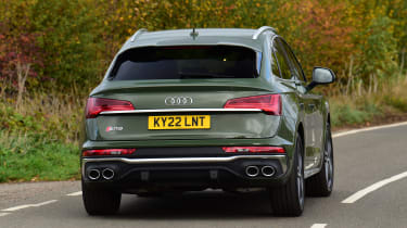Audi SQ5 long termer first report - rear action